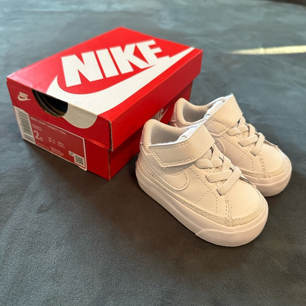 Nike Court Legacy, New in Box, Size 2c (infant)